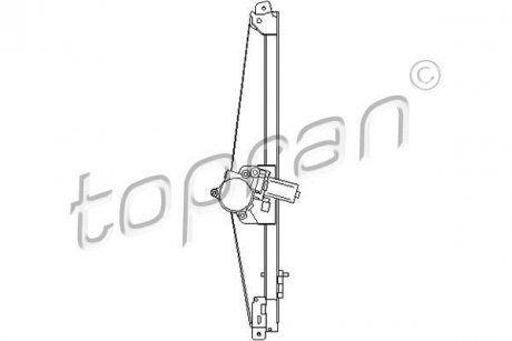 Подъемное устройство для окон 207 364 TOPRAN TOPRAN / HANS PRIES 207364