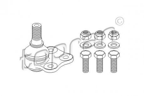 Шаровая опора TOPRAN TOPRAN / HANS PRIES 207549