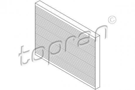 Фільтр повітря (салону) TOPRAN TOPRAN / HANS PRIES 207568