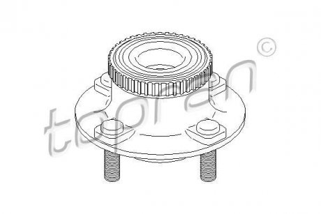 Ступиця колеса TOPRAN TOPRAN / HANS PRIES 300280