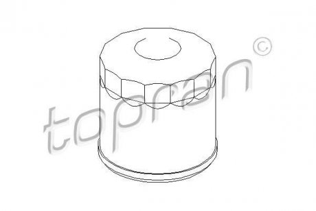 Фильтр масла TOPRAN TOPRAN / HANS PRIES 300474