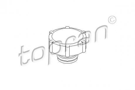 Крышка, резервуар охлаждающей жидкости TOPRAN / HANS PRIES 300 927