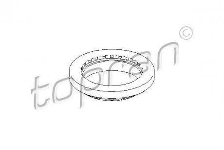 Подшипник качения, опора стойки амортизатора TOPRAN TOPRAN / HANS PRIES 301401
