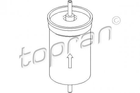 Фильтр топлива TOPRAN TOPRAN / HANS PRIES 301661