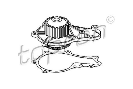 Насос води TOPRAN TOPRAN / HANS PRIES 302220