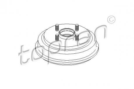 Гальмівний барабан TOPRAN TOPRAN / HANS PRIES 302346