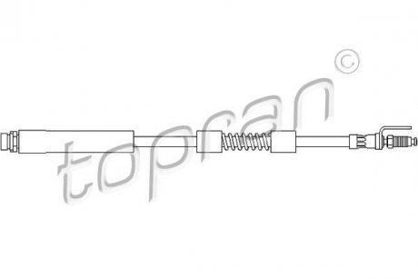 Шланг тормозной TOPRAN TOPRAN / HANS PRIES 303980