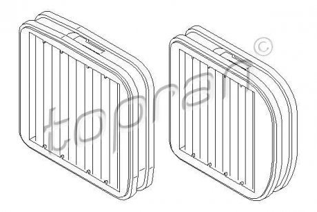 Фільтр повітря (салону) TOPRAN TOPRAN / HANS PRIES 400209