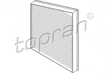 Фільтр повітря (салону) TOPRAN TOPRAN / HANS PRIES 400211
