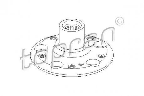 Ступиця колеса TOPRAN TOPRAN / HANS PRIES 400359 (фото 1)