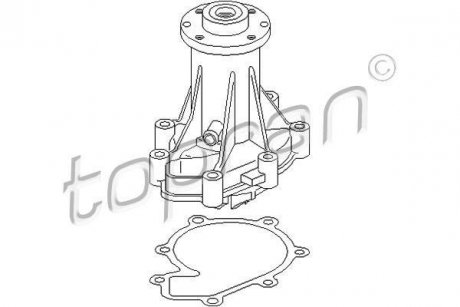 Насос води TOPRAN TOPRAN / HANS PRIES 400414 (фото 1)
