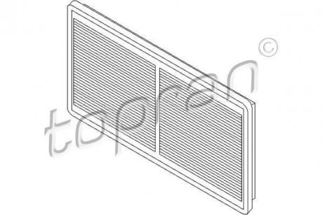 Фільтр повітря (салону) TOPRAN TOPRAN / HANS PRIES 401050