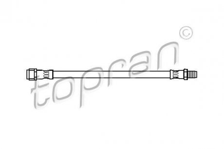 Шланг тормозной TOPRAN TOPRAN / HANS PRIES 401062