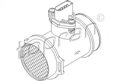 Витратомір повітря TOPRAN TOPRAN / HANS PRIES 401334
