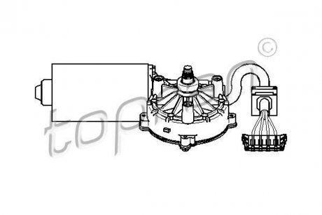 Двигатель стеклоочистителя TOPRAN TOPRAN / HANS PRIES 401531