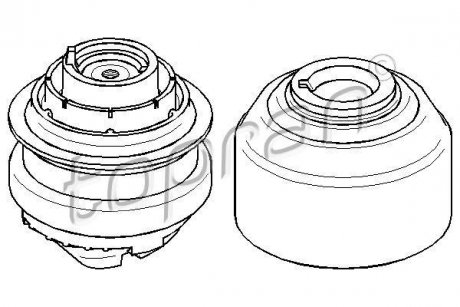 Подушка двигателя TOPRAN TOPRAN / HANS PRIES 407841