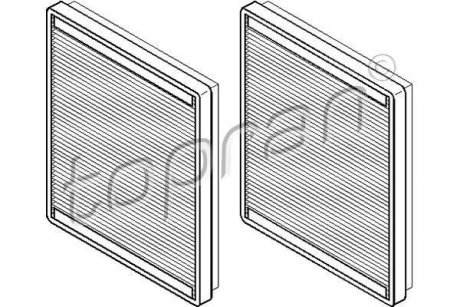 Фильтр воздуха (салона) TOPRAN TOPRAN / HANS PRIES 500218