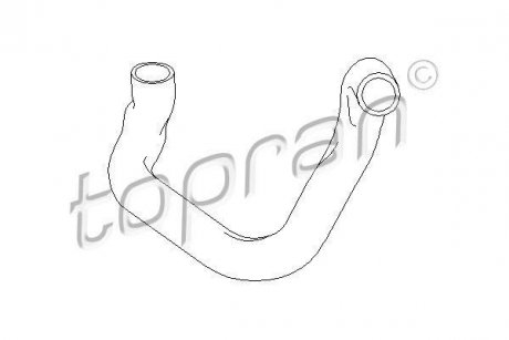 Патрубок системы охлаждения TOPRAN TOPRAN / HANS PRIES 500458
