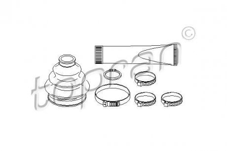 Пильовик привідного валу (набір) TOPRAN TOPRAN / HANS PRIES 500584