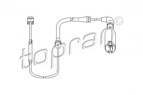 Датчик износа тормозных колодок TOPRAN TOPRAN / HANS PRIES 500659