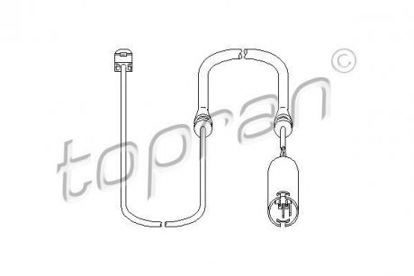 Датчик зносу гальмівних колодок TOPRAN TOPRAN / HANS PRIES 500664