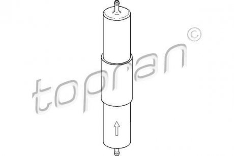 Фільтр палива TOPRAN TOPRAN / HANS PRIES 500739