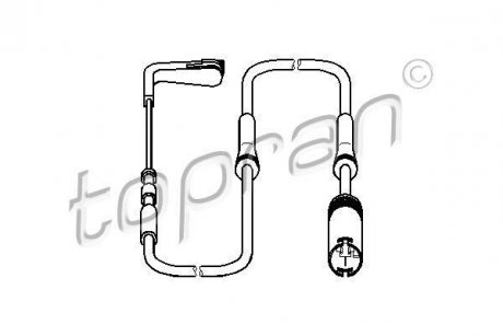 Датчик зносу гальмівних колодок TOPRAN TOPRAN / HANS PRIES 500996 (фото 1)