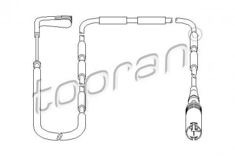 Датчик износа тормозных колодок TOPRAN TOPRAN / HANS PRIES 500997