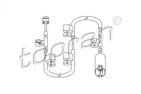 Датчик зносу гальмівних колодок TOPRAN TOPRAN / HANS PRIES 501025