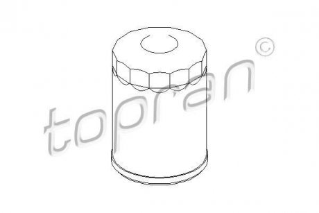 Фильтр масла TOPRAN TOPRAN / HANS PRIES 501072