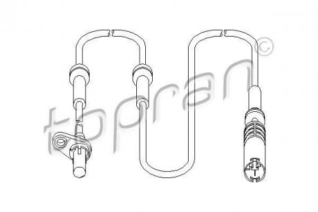 Датчик частоти обертання колеса TOPRAN TOPRAN / HANS PRIES 501079
