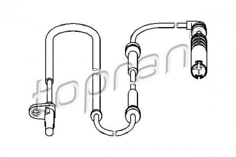 Датчик ABS TOPRAN / HANS PRIES 501080 (фото 1)