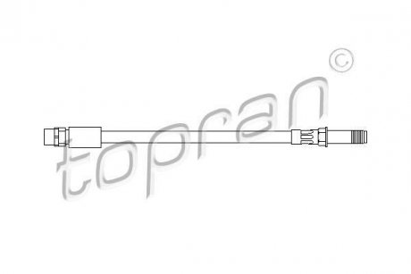 Шланг тормозной TOPRAN TOPRAN / HANS PRIES 501128