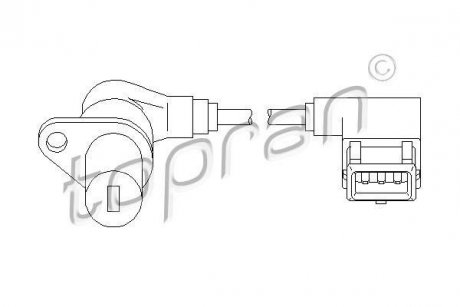 Датчик оборотов коленвала TOPRAN TOPRAN / HANS PRIES 501295