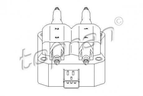 Котушка запалення TOPRAN TOPRAN / HANS PRIES 501401 (фото 1)