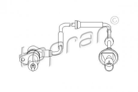 Датчик частоти обертання колеса TOPRAN TOPRAN / HANS PRIES 501455