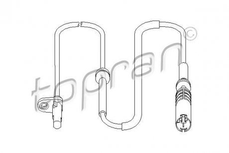 Датчик частоти обертання колеса TOPRAN TOPRAN / HANS PRIES 501463