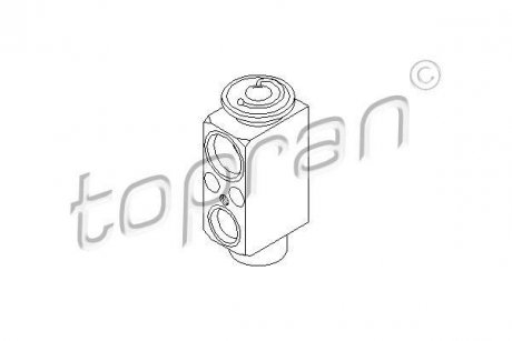 Розширювальний клапан, кондиціонер TOPRAN TOPRAN / HANS PRIES 501547
