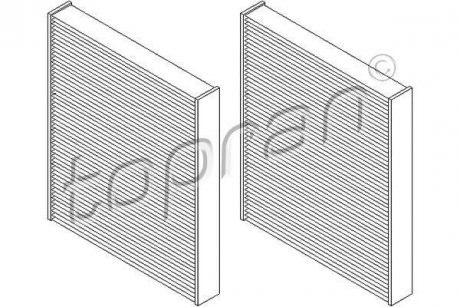 Фильтр салона TOPRAN TOPRAN / HANS PRIES 501647