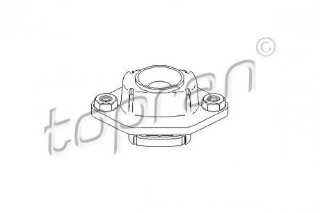 Подушка с опорным подшипником стойки Mc Phersona TOPRAN TOPRAN / HANS PRIES 501760