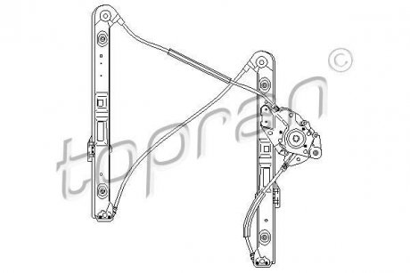 Стеклоподъемник TOPRAN TOPRAN / HANS PRIES 501824 (фото 1)