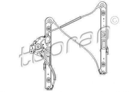 Стеклоподъемник TOPRAN TOPRAN / HANS PRIES 501825