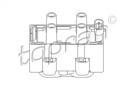 Катушка воспаления TOPRAN TOPRAN / HANS PRIES 700123