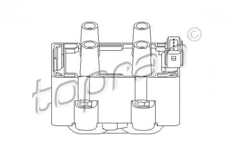 Катушка воспаления TOPRAN TOPRAN / HANS PRIES 700221