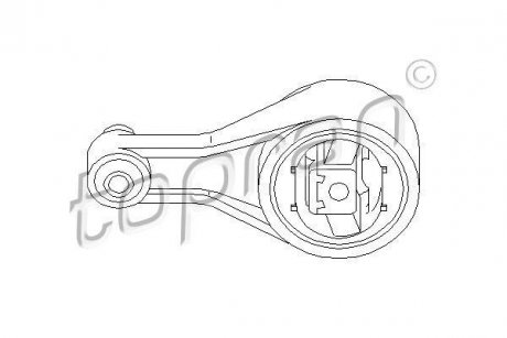 Подушка двигателя TOPRAN TOPRAN / HANS PRIES 700322