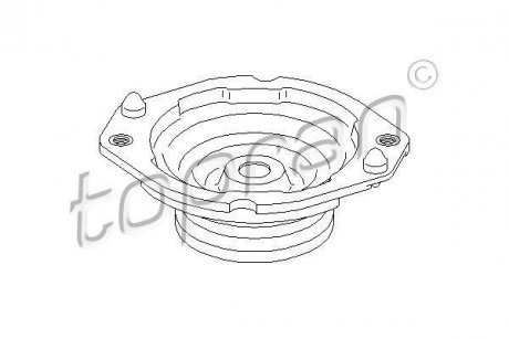 Опорна подушка TOPRAN / HANS PRIES 700362