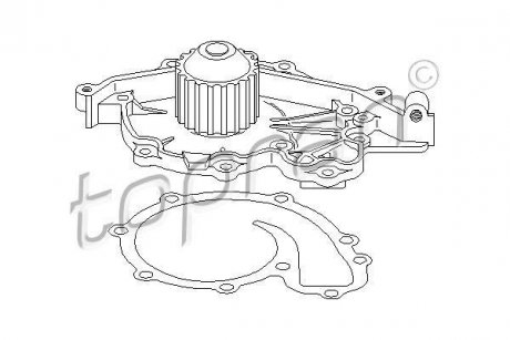 Помпа води TOPRAN / HANS PRIES 700422