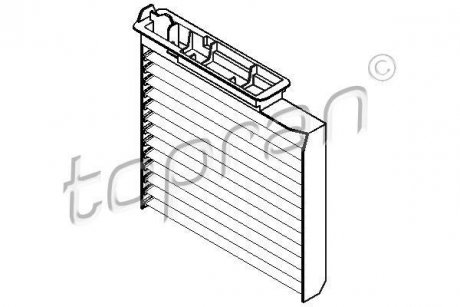 Фильтр воздуха (салона) TOPRAN TOPRAN / HANS PRIES 700462