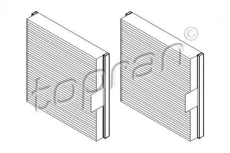 Фільтр повітря (салону) TOPRAN TOPRAN / HANS PRIES 700489