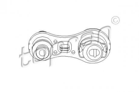 Подушка двигателя TOPRAN TOPRAN / HANS PRIES 700535